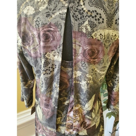 MLLE GABRIELLE PRINT DRESS SIZE SMALL - Picture 8 of 12